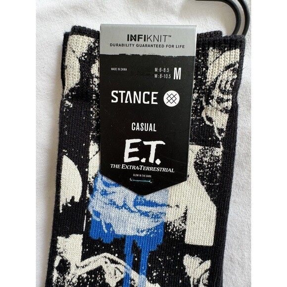 Stance Other - Stance E.T. Phone Home Crew Socks Movie Film 80s Gift Mens Size Medium NWT